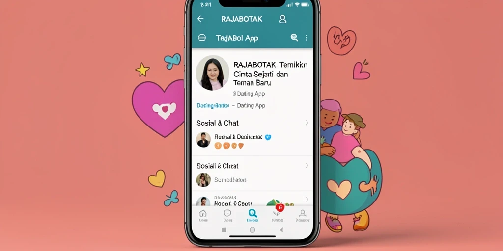 Tampilan antarmuka RAJABOTAK yang modern dan user-friendly.