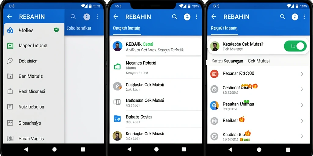 Tampilan antarmuka REBAHIN untuk Cek Mutasi yang informatif.
